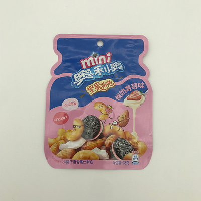 Gestalte gegeven de Douane van 60g 100g doet de Gelamineerde Plastic Zijhoekplaat van de Ritssluitingszak in zakken