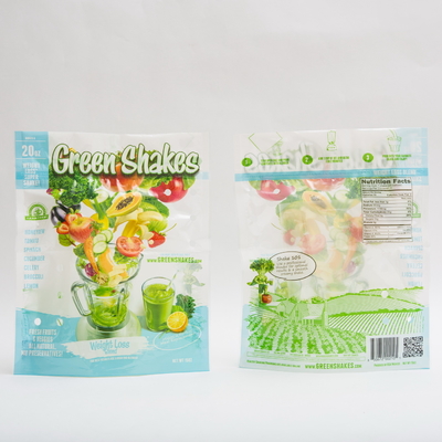 15OZ micronsfruit en Groente die 80mm Ritssluitings Bevindende Zak verpakken