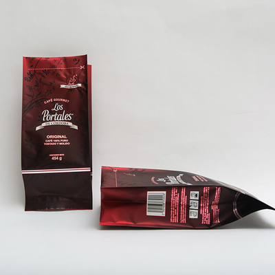 De Aluminiumfolie Verpakkende Zak van Bean Side Gusset Packaging Bag van de douanekoffie