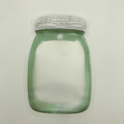 De beschikbare Gevormde Zakken 80g van PET12 Douane ontruimen Plastic Ritssluitingszak