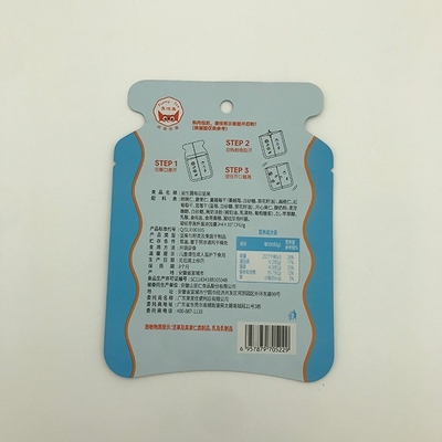 VMPET-Gestalte gegeven Noten de Douane doet Plastic Ritssluitingszakken met Embleemoem in zakken