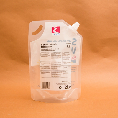 2L plastic Tribune op de Vloeibare Zakken van de Spuitenzak voor de Was van het Vloeistoffenscherm