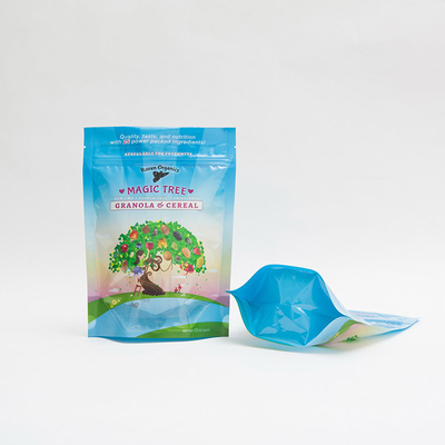 12OZ 100mm Douane Gedrukte Plastic de Zak van de Ritssluitingsritssluiting Verpakking voor Granola-Graangewas