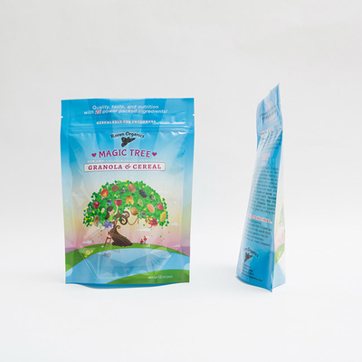 12OZ 100mm Douane Gedrukte Plastic de Zak van de Ritssluitingsritssluiting Verpakking voor Granola-Graangewas