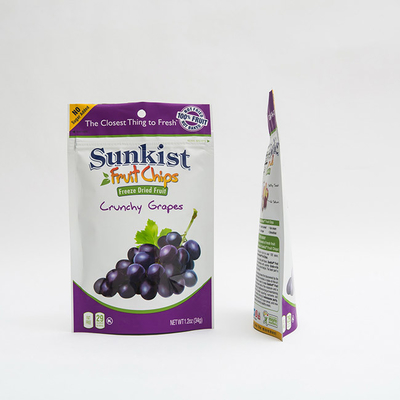 1.2oz de Tribune van fruitspaanders VMPET op Resealable de Zak van de Ritssluitingszak Plastic Verpakking
