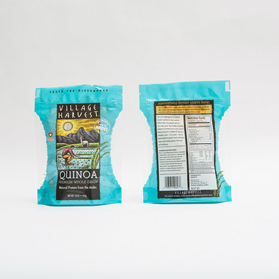 Quinoa van 10oz PET12 Zadenvoedsel Verpakkingszakken met de Duidelijke Druk van de Venstergravure