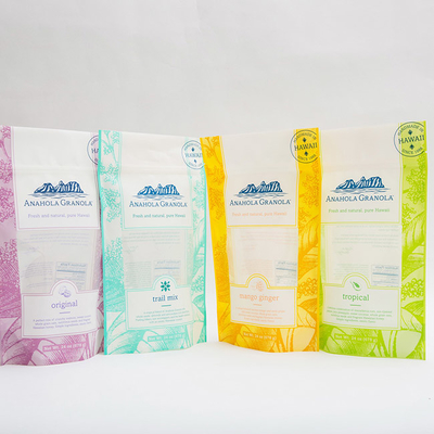 De Douane Plastic Zakken van 24OZ Anahola Granola voor het Voedsel van de Voedsel Plastic Zak Verpakking