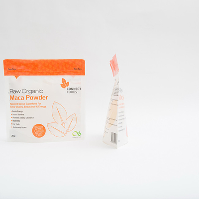 het Poedervoedsel van 250g Maca Verpakkingszakken 120 MIC Stand Up Pouch With-Ritssluiting