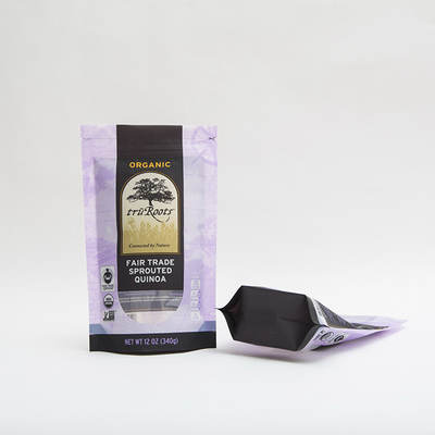 Het Voedsel van 12OZ 340g van de de Zakritssluiting van de Verpakkingsritssluiting Bevindende de Ritssluitingszak voor Ontsproten Quinoa