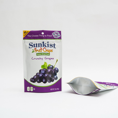 1.2oz de Tribune van fruitspaanders VMPET op Resealable de Zak van de Ritssluitingszak Plastic Verpakking