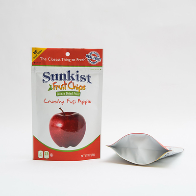 1OZ droog Apple Chips Stand Up Pouch Bag met het Pitzak van de Ritssluitingsdouane Verpakking
