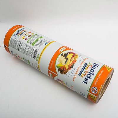1000M Flexible Food Packaging Broodje van de Film1.2oz het Plastic Omslag voor Verpakking voor de Spaanders van het Mengelingsfruit
