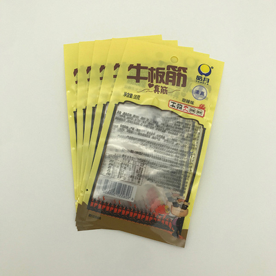 30g Transparante Drie Zijverbindingszak van rundvleesrib food packaging bags CPP