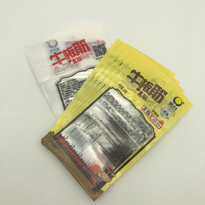 30g Transparante Drie Zijverbindingszak van rundvleesrib food packaging bags CPP