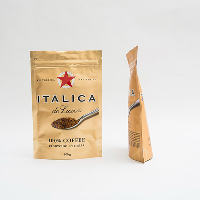 van de de Koffie Verpakkende Zak van 100g AL7 de Aluminiumfolietribune op Douanekoffie Bean Bags
