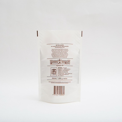 De glanzende Verpakkende Zakken van de Oppervlaktekoffie zonder de Zak van de Ritssluitings250g Koffie