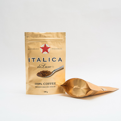 van de de Koffie Verpakkende Zak van 100g AL7 de Aluminiumfolietribune op Douanekoffie Bean Bags