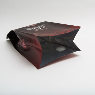 454g 280 X 100mm de Gedrukte Vlakke Zakken van de Bodemkoffie met Klep voor Koffiebonen BOPP